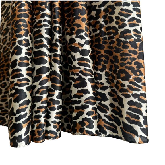 Iconic Vintage 1960s Vanity Fair Leopard Print Maxi Dress – Size 32 (Small) - Picture 9 of 9